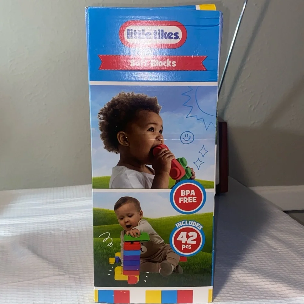 Soft Blocks Little Tikes Set - 42 Piece Building & Stacking Toys